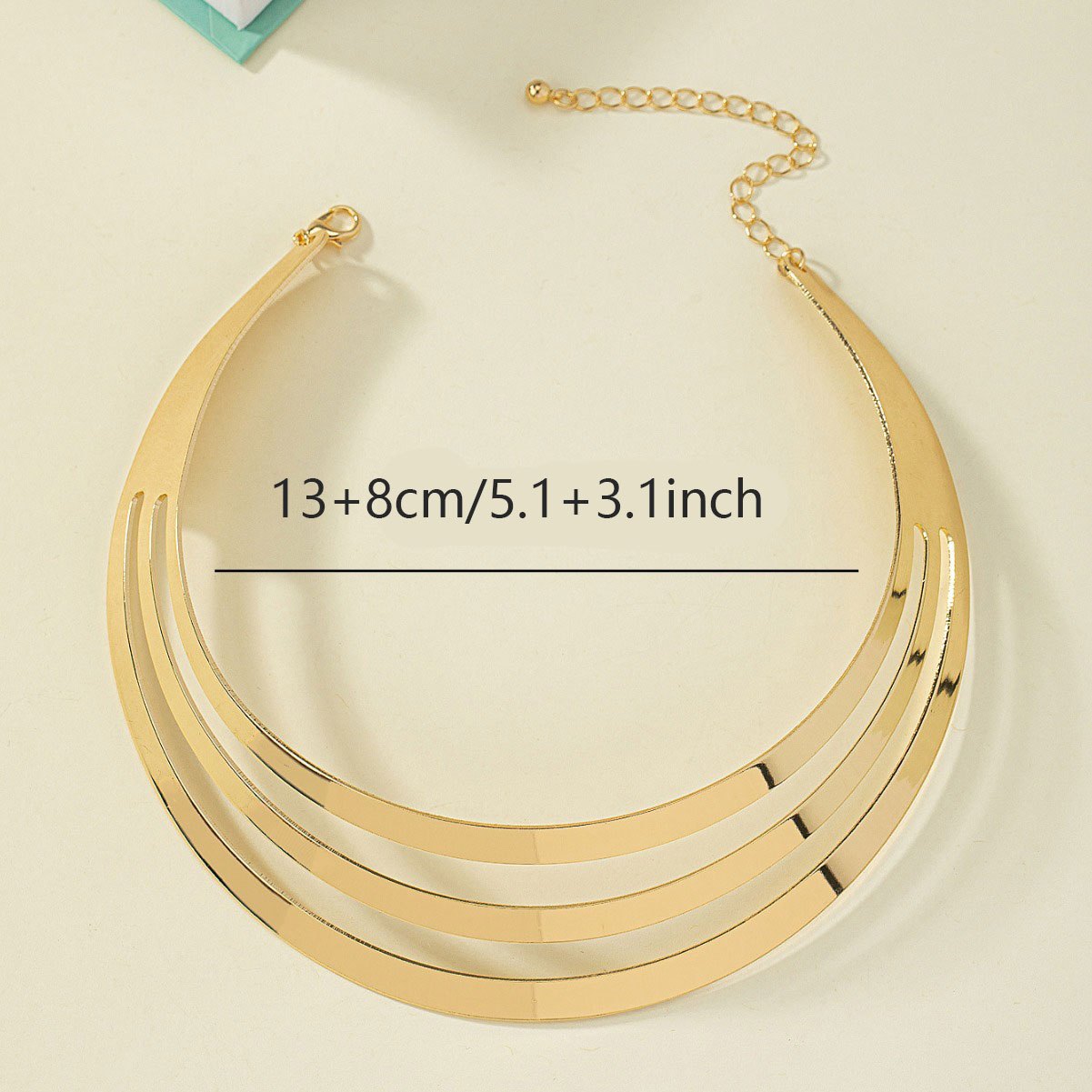 personalized trend exaggerated punk three in one retro clavicle chain womens fashion jewelry necklace women details 3