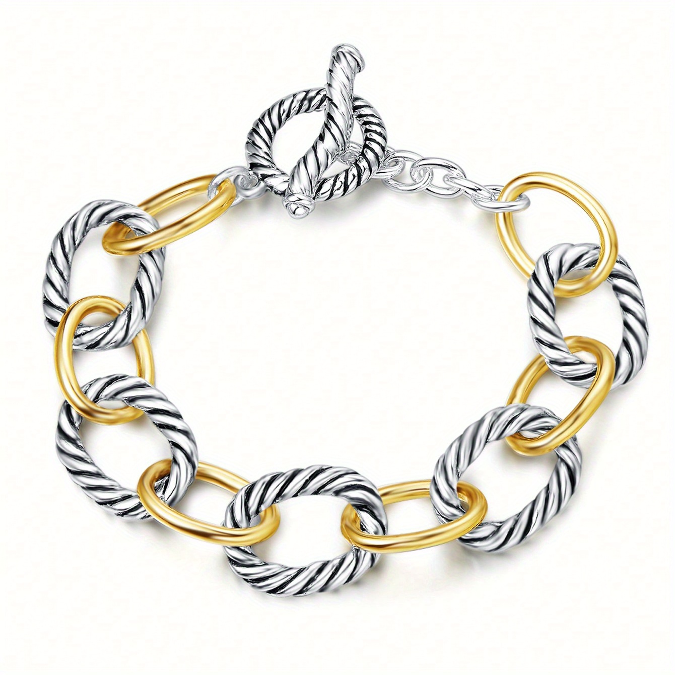 1pc designed braided wire rope twisted bracelet suitable for daily wear by women an exquisite gift for women and mothers details 0