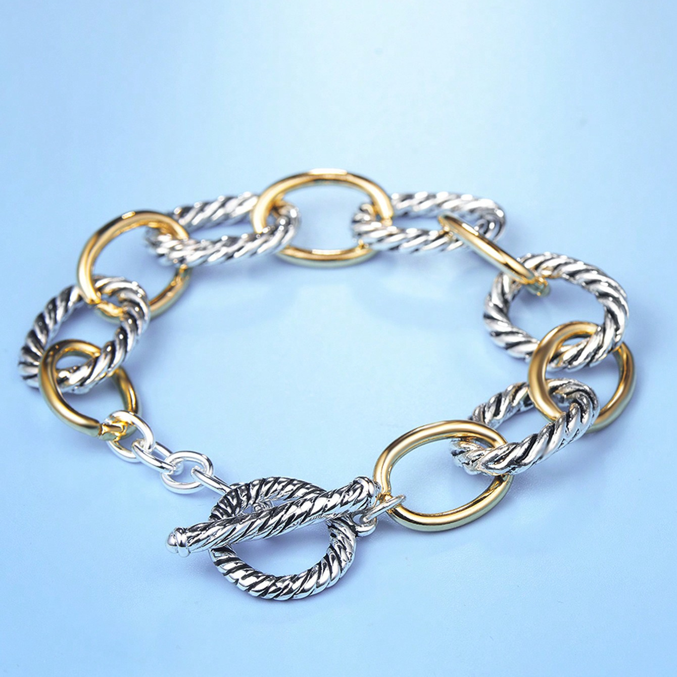 1pc designed braided wire rope twisted bracelet suitable for daily wear by women an exquisite gift for women and mothers details 2