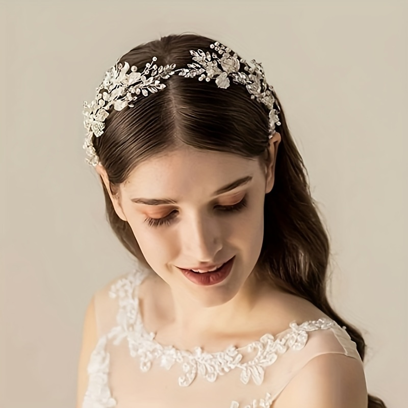 an elegant bridal alloy diamond shaped hair accessory with diamonds party outfit hair accessory birthday gift details 0